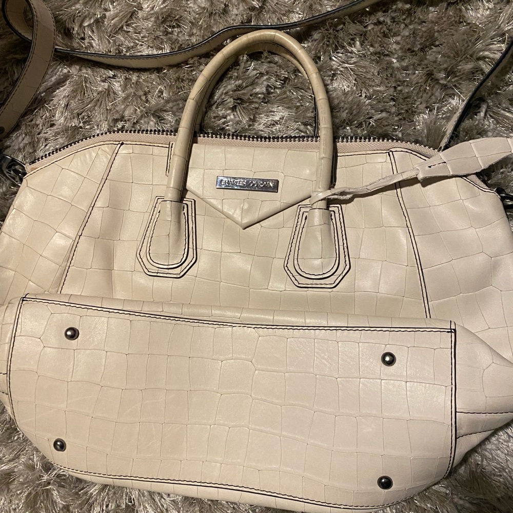 Cream Crossbody Handbag